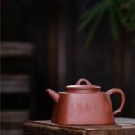宜兴紫砂壶 | 方斗壶_泥料：紫泥_容量：450