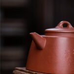 宜兴紫砂壶 | 方斗壶_泥料：紫泥_容量：450