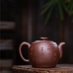 宜兴紫砂壶 | 鼓韵_泥料：紫泥_容量：360cc