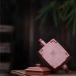 宜兴紫砂壶 | 君方_泥料：紫泥_容量：220cc