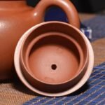 宜兴紫砂壶 | 掇球_泥料：红清水泥_容量：270cc