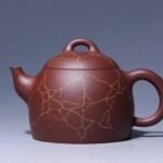 宜兴紫砂壶 | 秦权_泥料：紫泥_容量：260cc