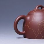 宜兴紫砂壶 | 秦权_泥料：紫泥_容量：260cc