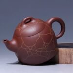 宜兴紫砂壶 | 秦权_泥料：紫泥_容量：260cc