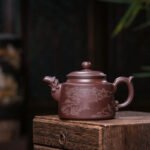 宜兴紫砂壶 I 龙吟_泥料：老紫泥_容量：350cc