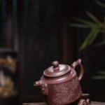 宜兴紫砂壶 I 龙吟_泥料：老紫泥_容量：350cc
