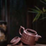 宜兴紫砂壶 I 龙吟_泥料：老紫泥_容量：350cc