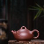 宜兴紫砂壶 I 丰竹壶_泥料：紫泥_容量：360cc