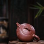 宜兴紫砂壶 I 丰竹壶_泥料：紫泥_容量：360cc