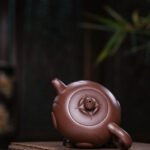 宜兴紫砂壶 I 行道_泥料：老紫泥_容量：280cc
