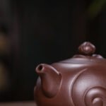 宜兴紫砂壶 I 行道_泥料：老紫泥_容量：280cc