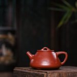 宜兴紫砂壶 I 子冶石瓢_泥料：大红袍_容量：260cc