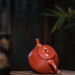 宜兴紫砂壶 I 子冶石瓢_泥料：大红袍_容量：260cc