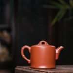 宜兴紫砂壶 I 劲竹_泥料：朱泥_容量：210cc