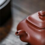 宜兴紫砂壶 I 四方传炉_泥料：紫泥_容量：260cc