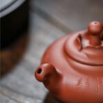 宜兴紫砂壶 I 龙门一跃 _ 泥料：红清水泥 _ 容量：350cc